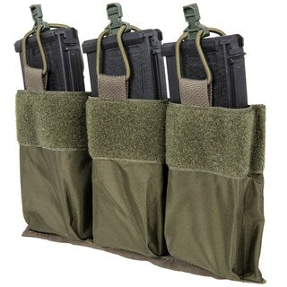 Potrójna ładownica Wosport na magazynki karabinowe 7.62 mm - Ranger Green