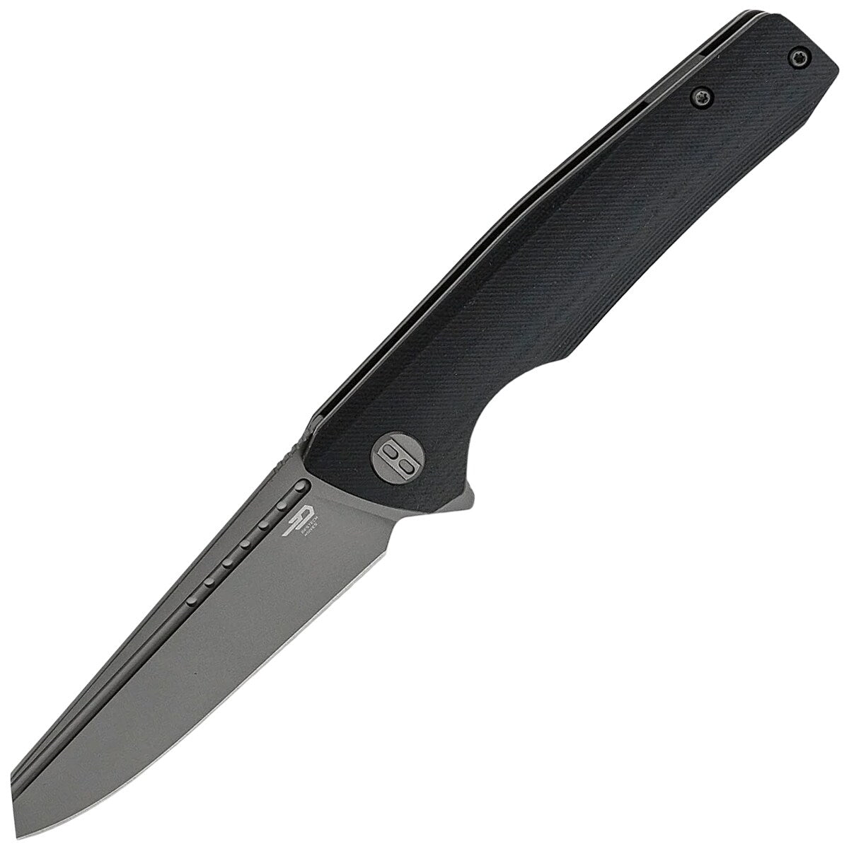 Nóż składany Bestech Knives Slyther - Grey Titanized, Grey G10