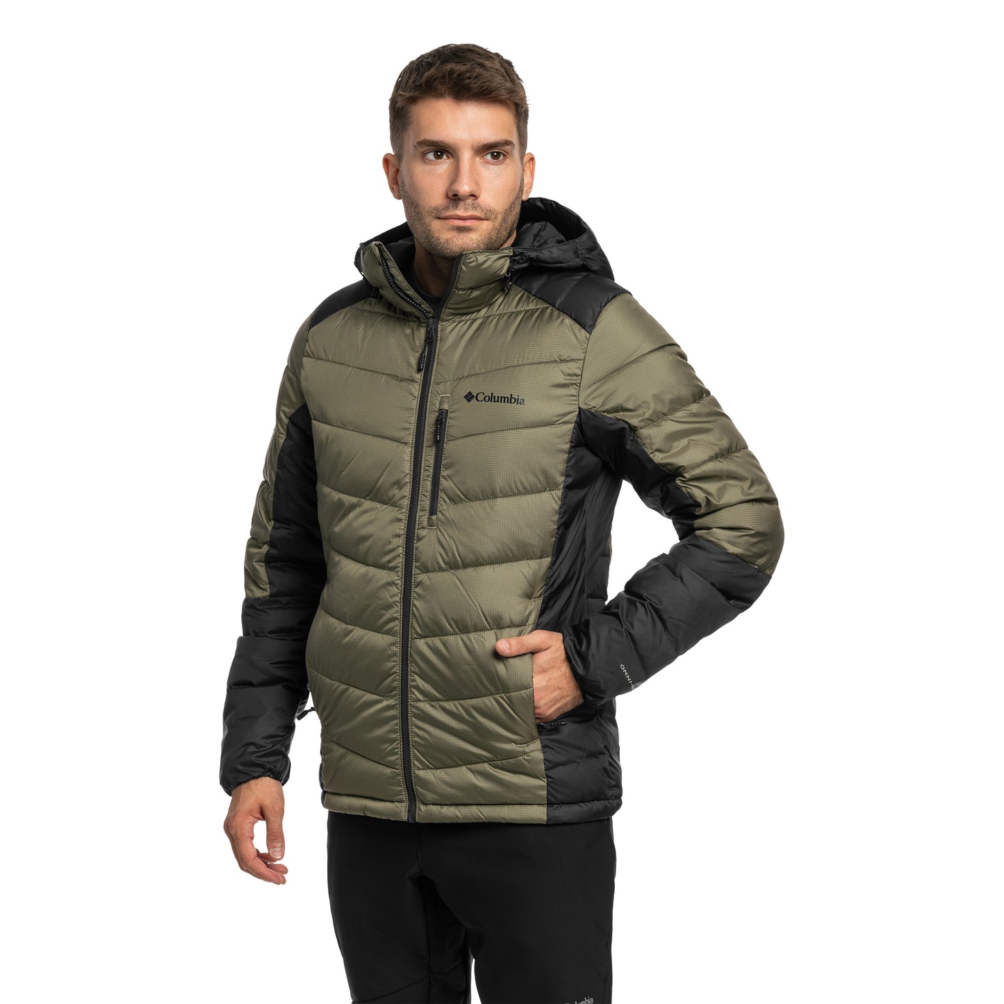 Kurtka Columbia Labyrinth Loop II Insulated Hooded - Stone Green/Shark