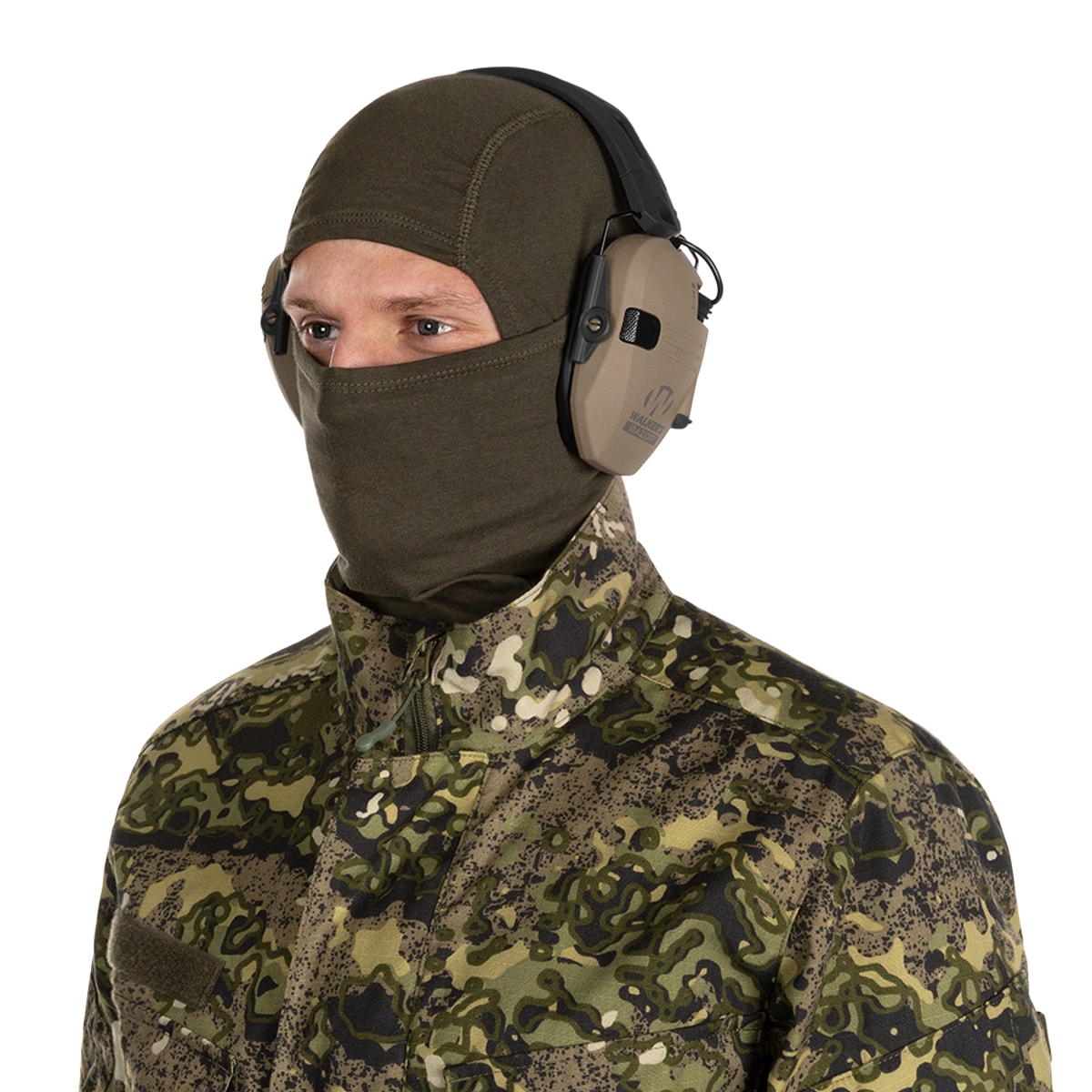 Ochronniki słuchu aktywne Walker's Razor Tacti-Grip - Flat Dark Earth/Black