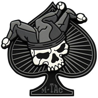 Naszywka M-Tac Ace Of Spades 3D PVC - Black/White