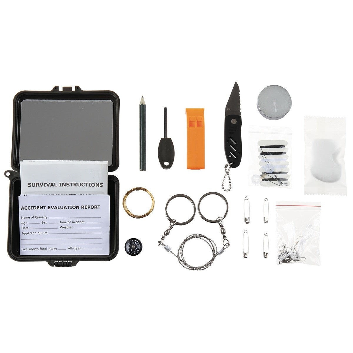 Zestaw survivalowy MFH Combat Survival Kit - OD Green