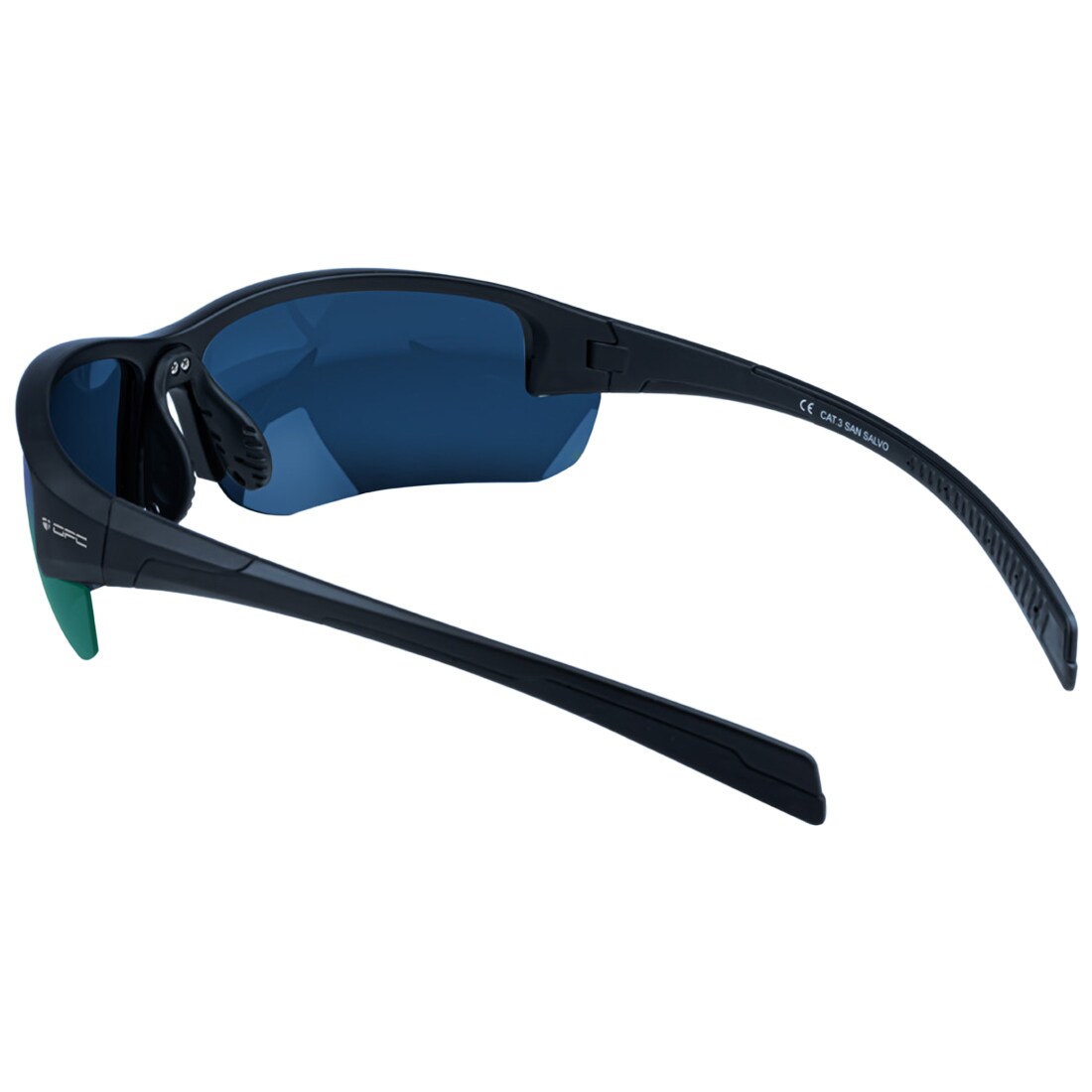 Okulary przeciwsłoneczne OPC Extreme San Salvo - Matt Black/Green