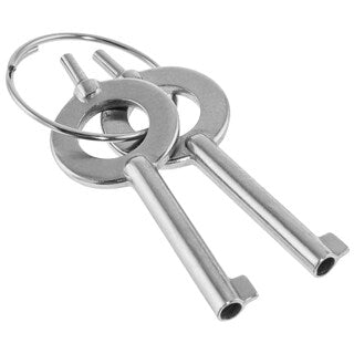 Kajdanki stalowe Mil-Tec - Double Lock - srebrny