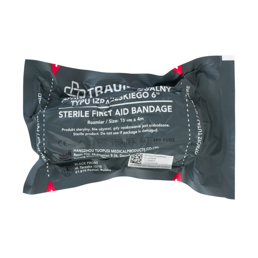 Opatrunek indywidualny AedMax Trauma Kit typ Izraelski 15 cm