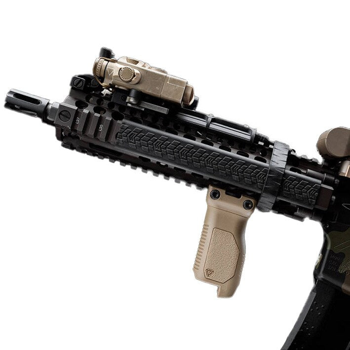 Chwyt przedni Strike Industries Picatinny Angled Vertical Grip Long - Flat Dark Earth