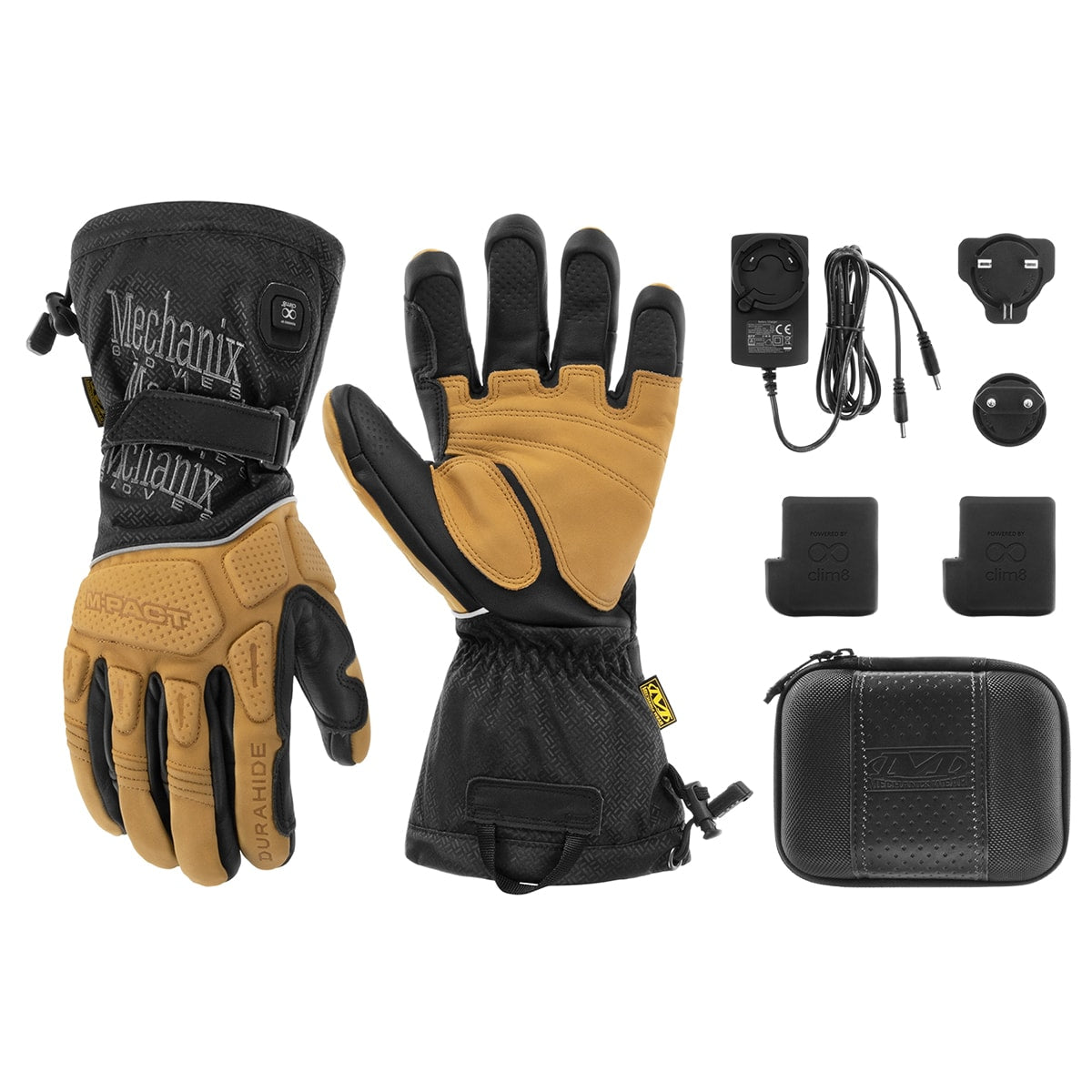 Rękawice podgrzewane Mechanix Wear ColdWork M-Pact Heated Brown/Black