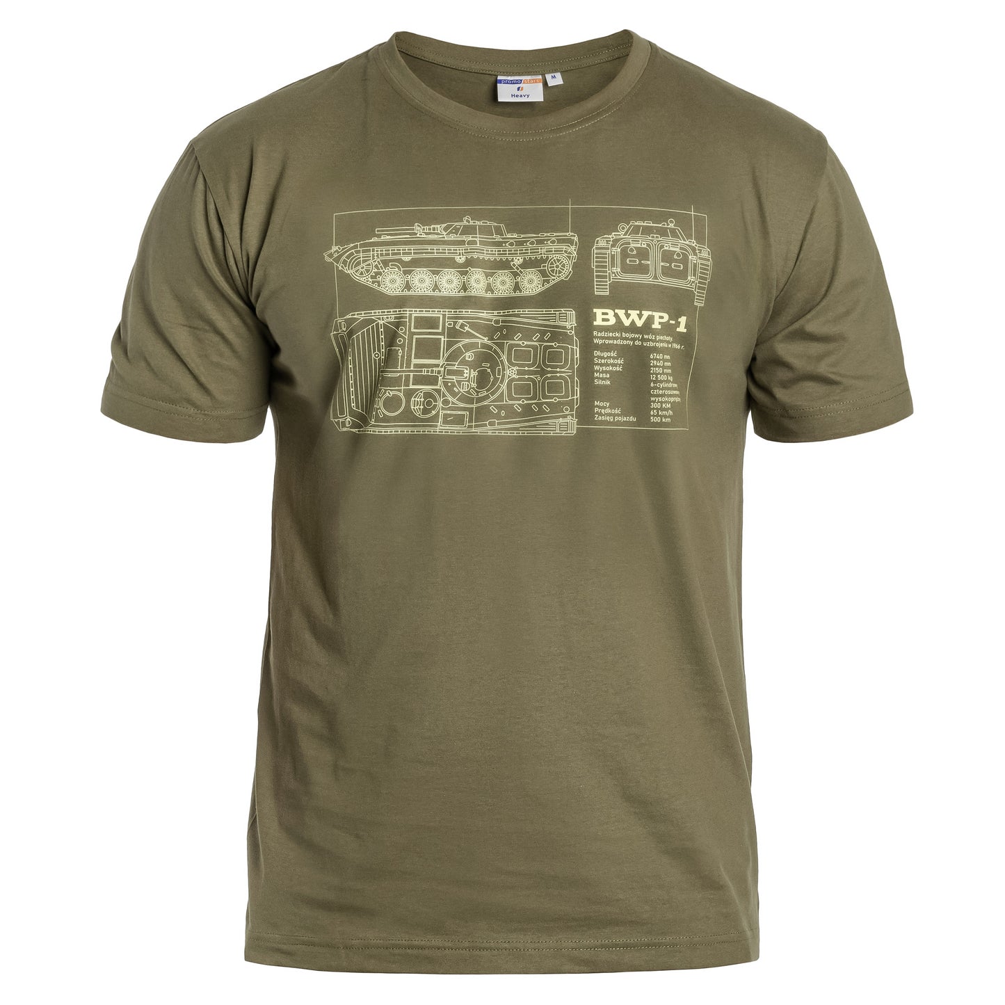 Koszulka T-shirt BWP-1 - Olive