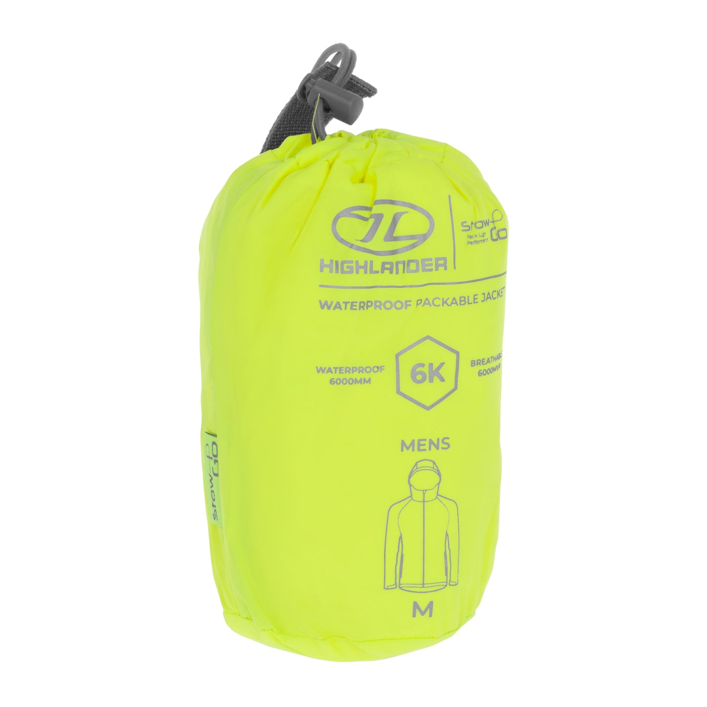 Kurtka Highlander Outdoor Stow & Go Pack Away - Yellow