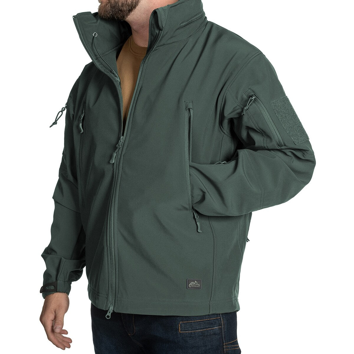 Kurtka Helikon Gunfighter Softshell Shark Skin Windblocker - Jungle Green