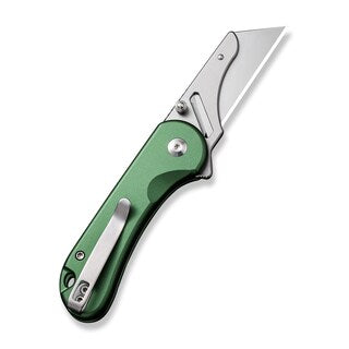 Nóż składany Civivi Elementum Utility Button Lock Aluminium - Green
