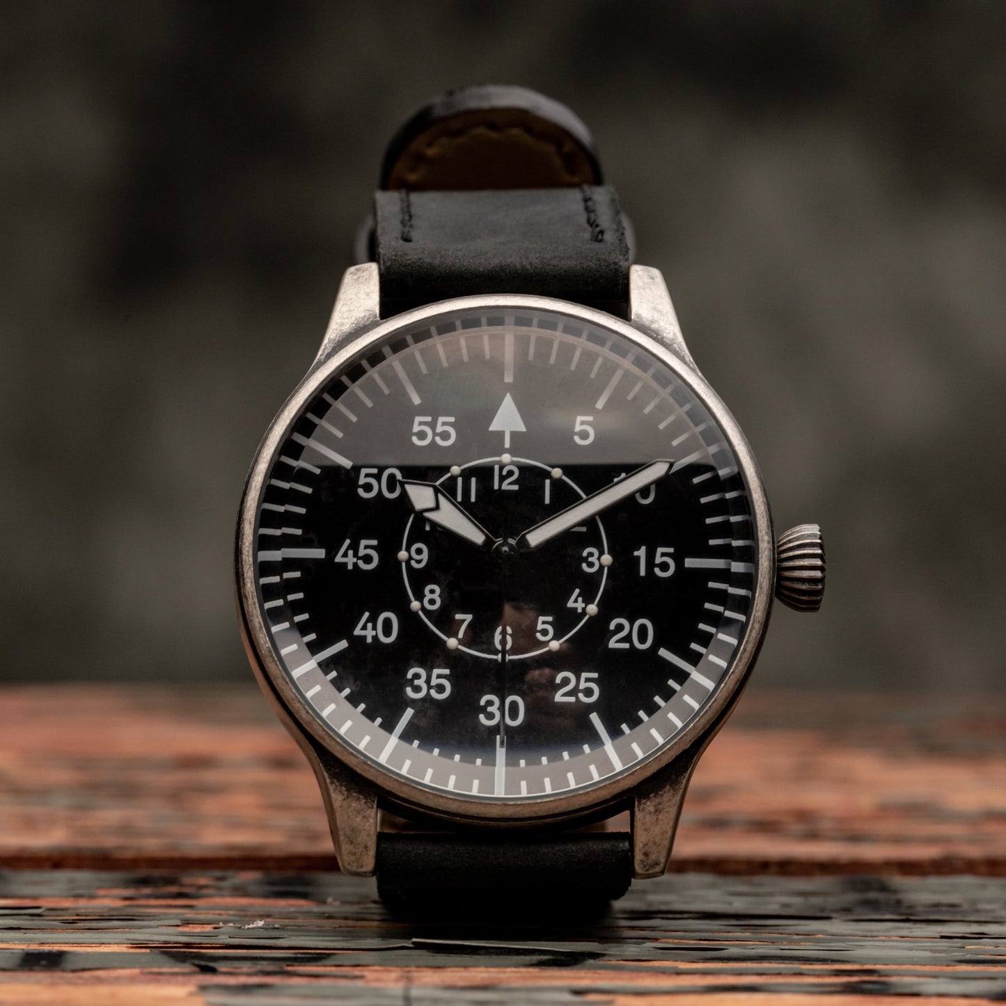 Zegarek Mil-Tec Army Retro Pilot Quartz Watch - Black
