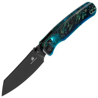 Nóż składany Bestechman Cicada's Wing - Dark Blue Patterned Resin