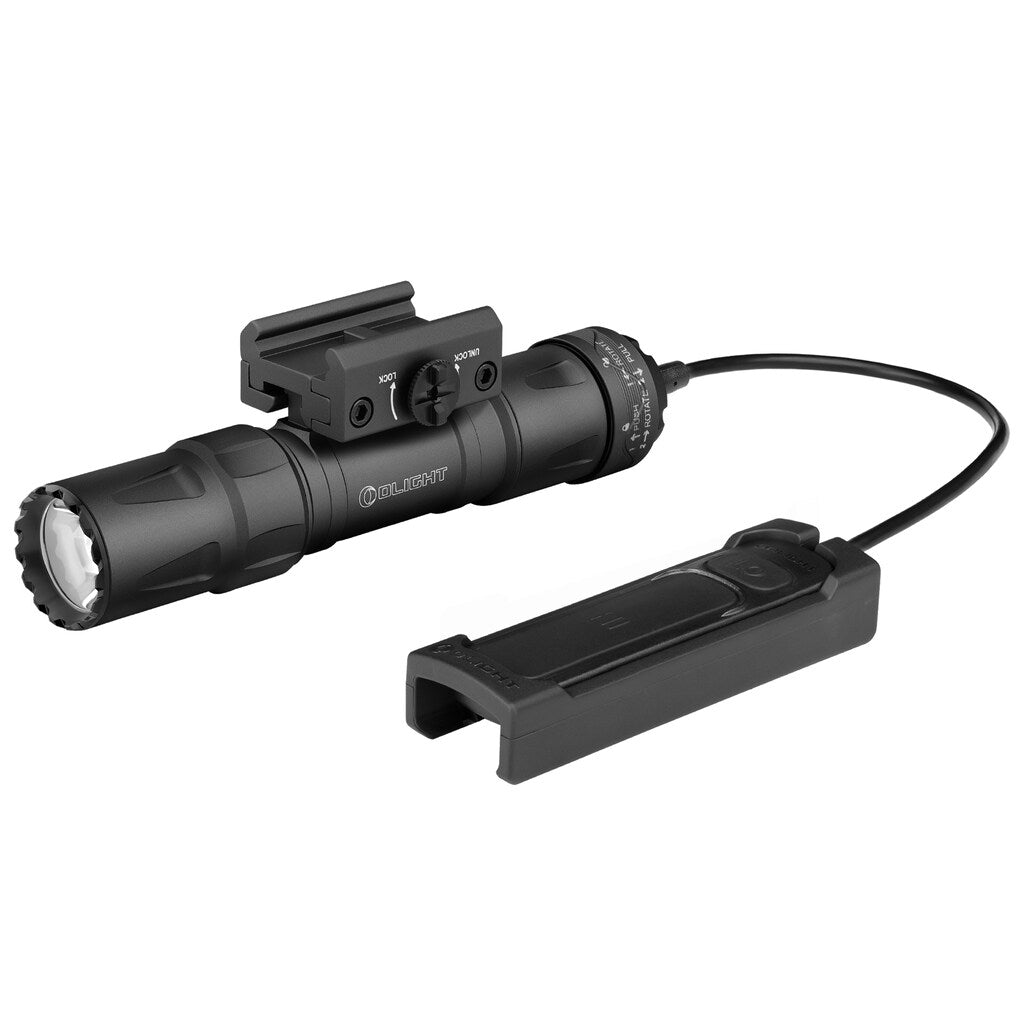Latarka na broń Olight Odin S Matte Black z montażem Picatinny - 1500 lumenów