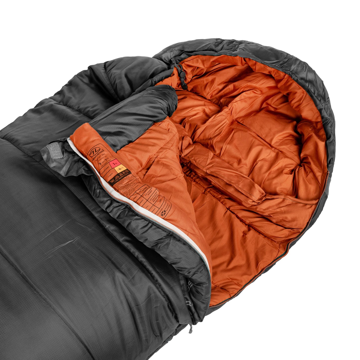 Śpiwór Highlander Outdoor Rayet 450 - Dark Grey