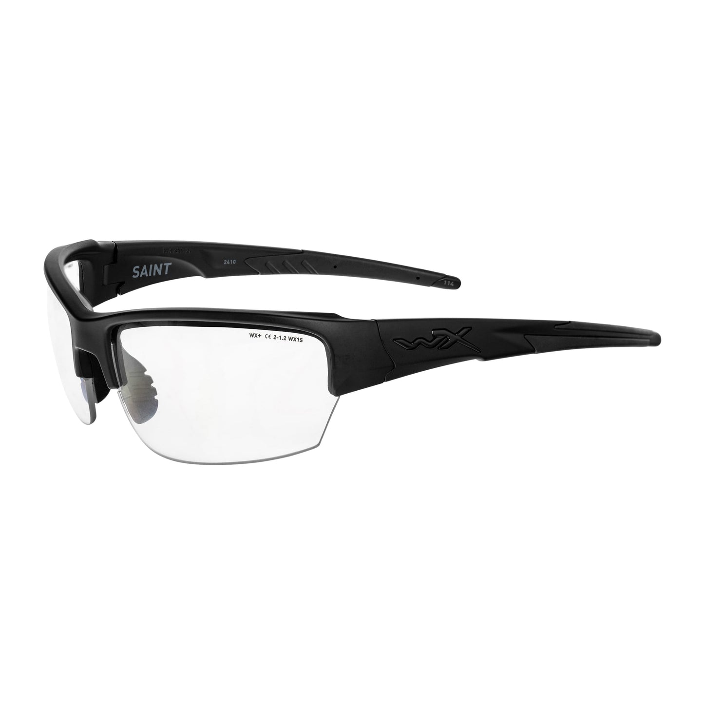 Okulary taktyczne Wiley X Saint Grey/Clear Matte - Black Frame