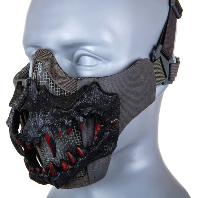 Maska ochronna typu Stalker Wosport EVO Fangs Upgrade - Grey