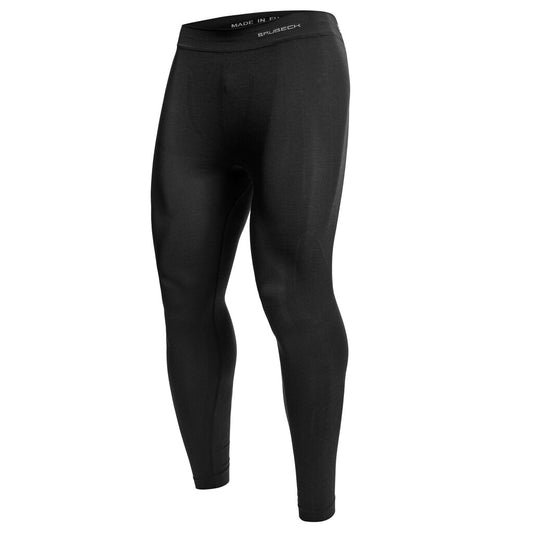 Legginsy termoaktywne męskie Brubeck Comfort Wool - Czarne