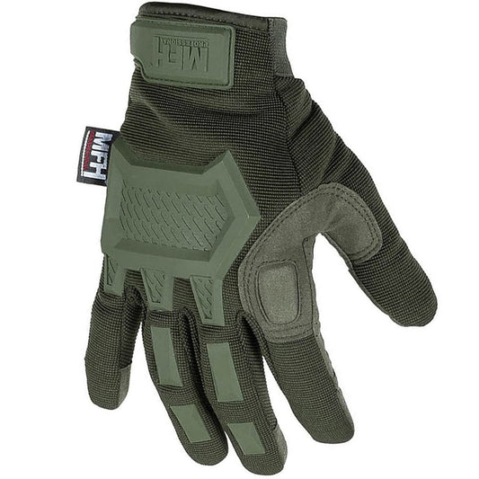 Rękawice taktyczne MFH Tactical Gloves Action - OD Green