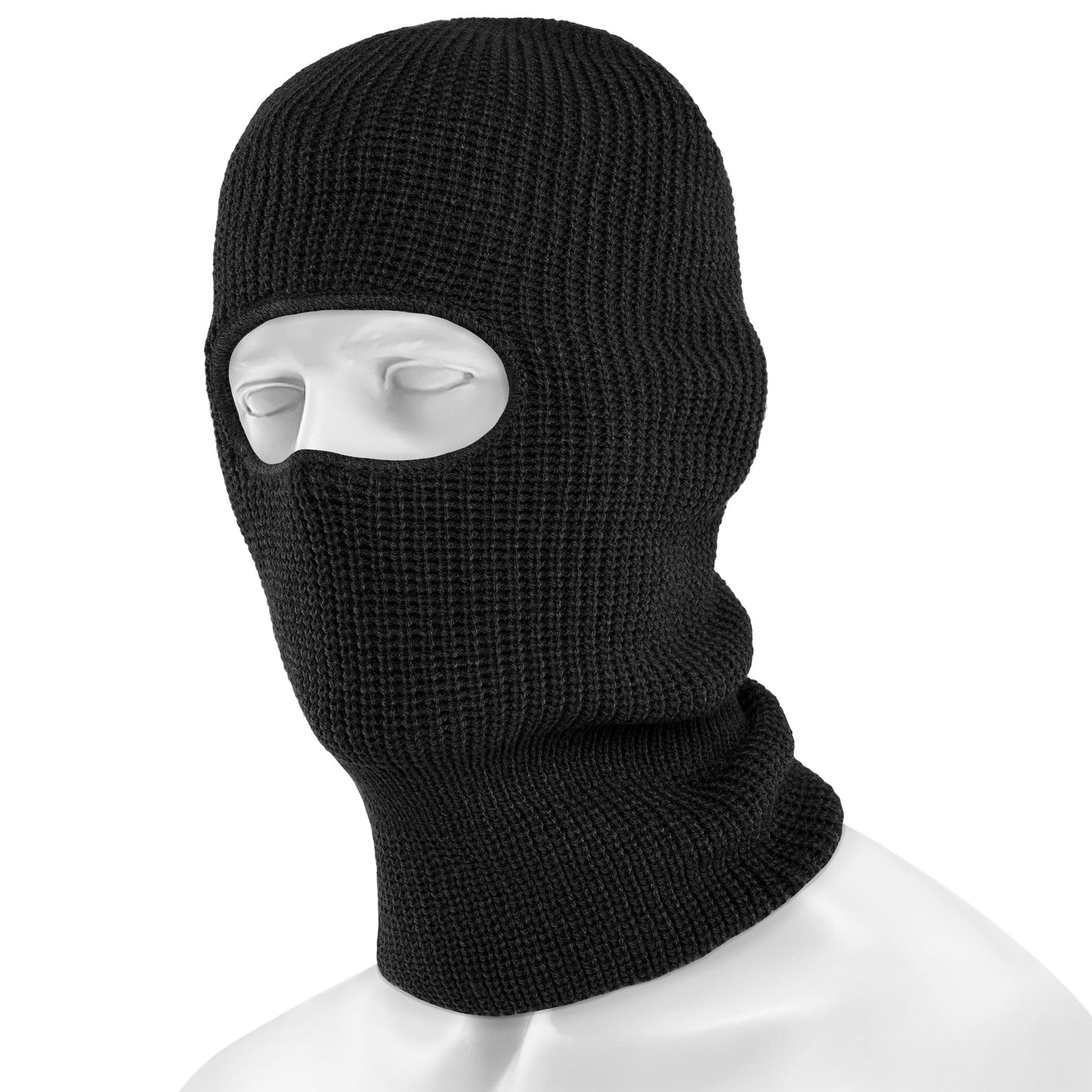 Kominiarka zimowa Mil-Tec z 1 otworem - Black