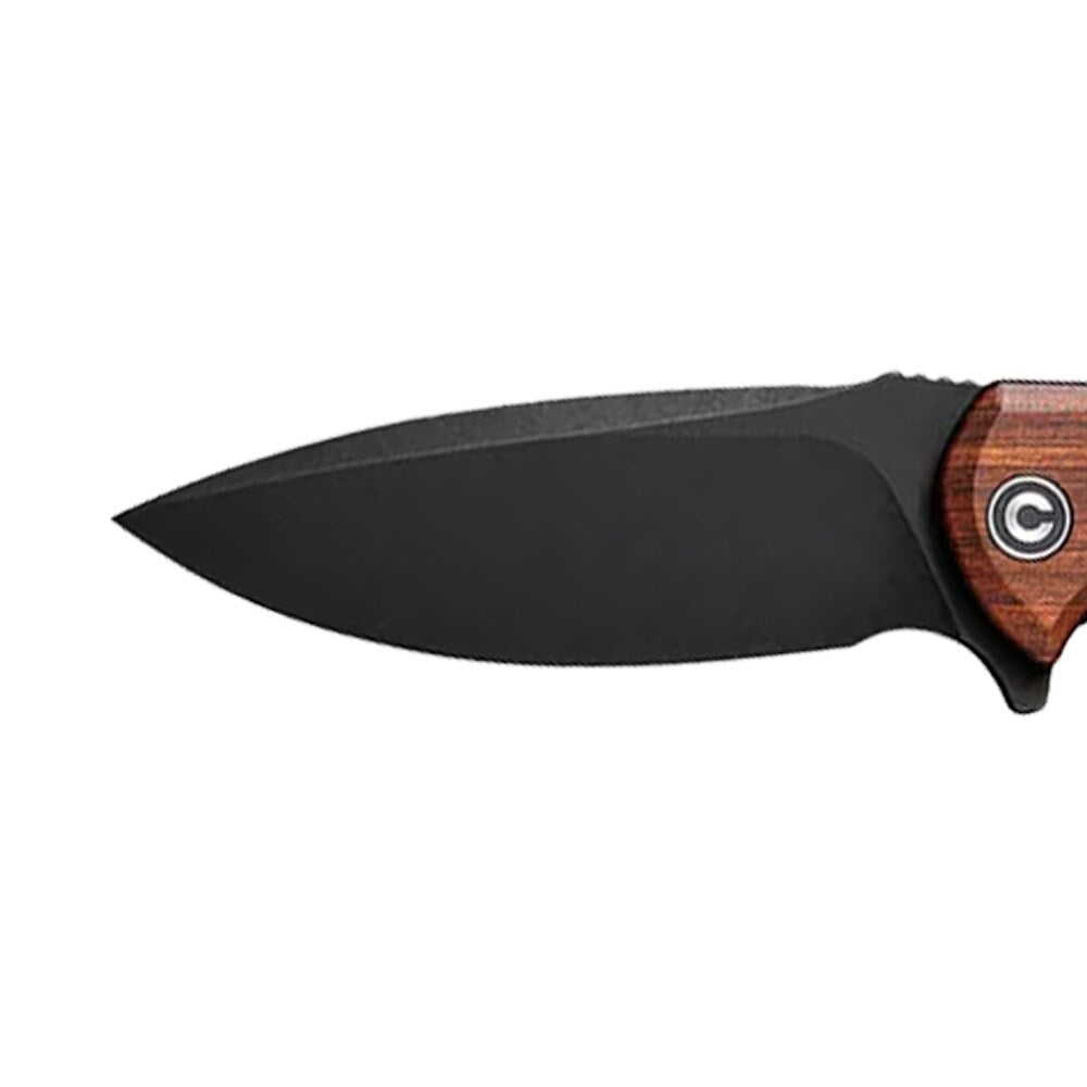 Nóż składany Civivi Praxis Cuibourtia Black Stonewashed 9Cr18MoV - Wood