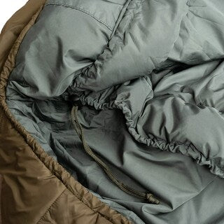 Śpiwór Alpinus Survival 1300 Oliwkowy - lewy