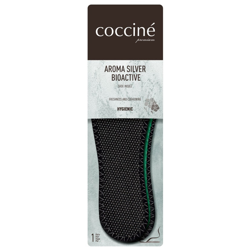 Wkładki do butów Coccine Silver Bioactive z jonami srebra