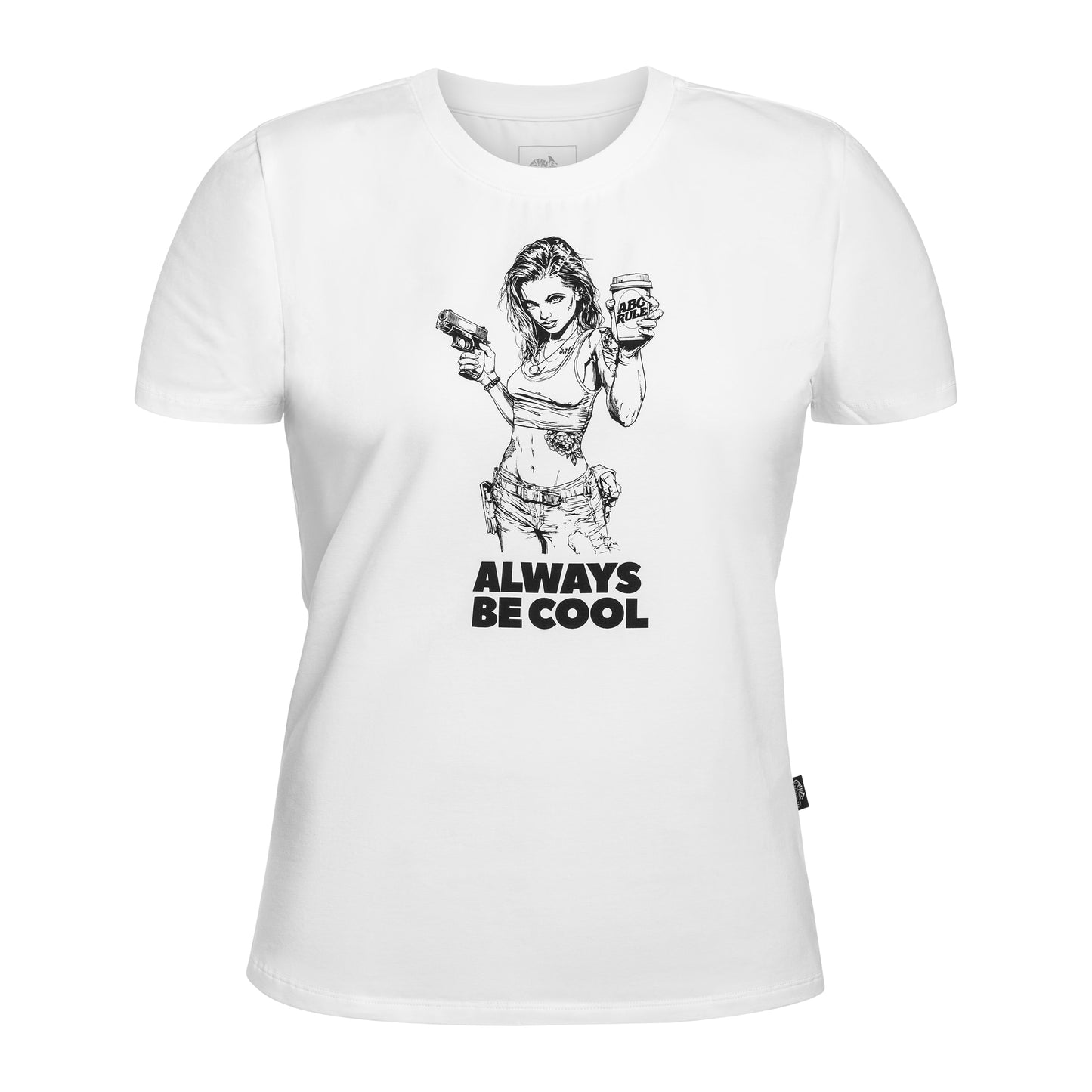 Koszulka T-Shirt damska Helikon ABC Always Be Cool - White