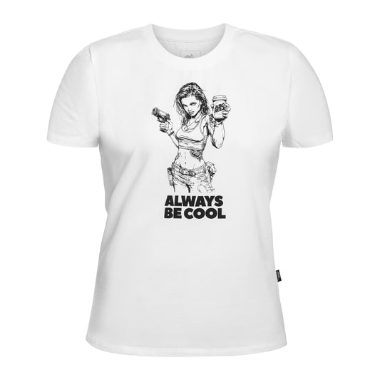 Koszulka T-Shirt damska Helikon ABC Always Be Cool - White