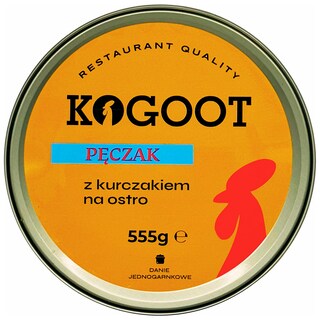 Żywność konserwowana Kogoot - Pęczak z kurczakiem na ostro 555 g