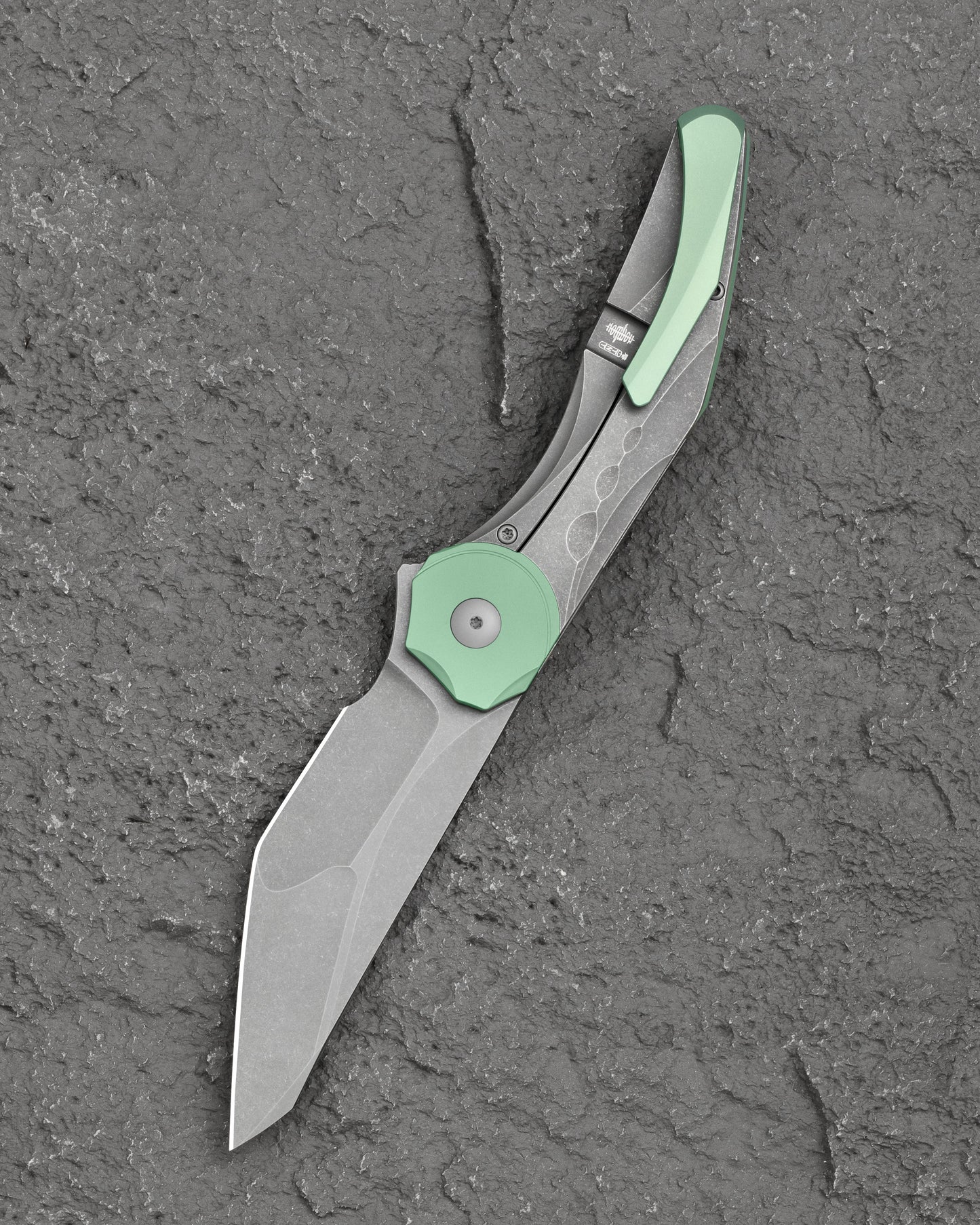 Nóż składany Bestech Knives Excentric - Dark Bead Blast/Stonewash
