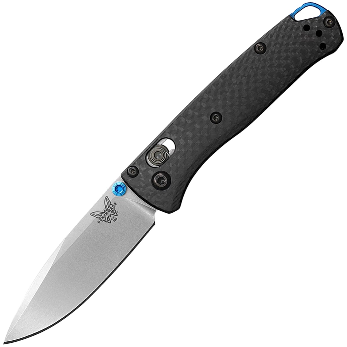 Nóż składany Benchmade Mini Bugout CPM-S90V - Black Carbon Fiber