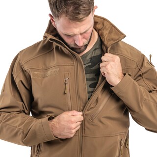 Kurtka Mil-Tec SCU 14 Softshell - Dark Coyote