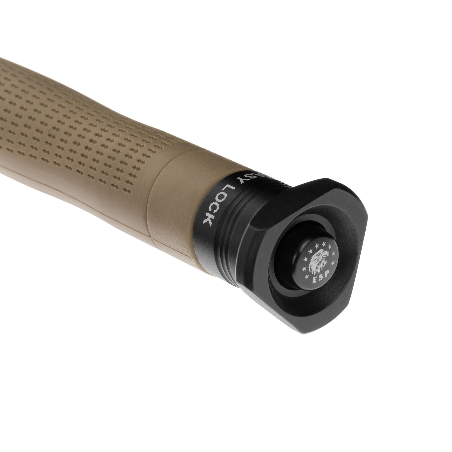 Pałka teleskopowa ESP Easy Lock Ergonomic Triangle End hartowana 18" - Khaki/Black