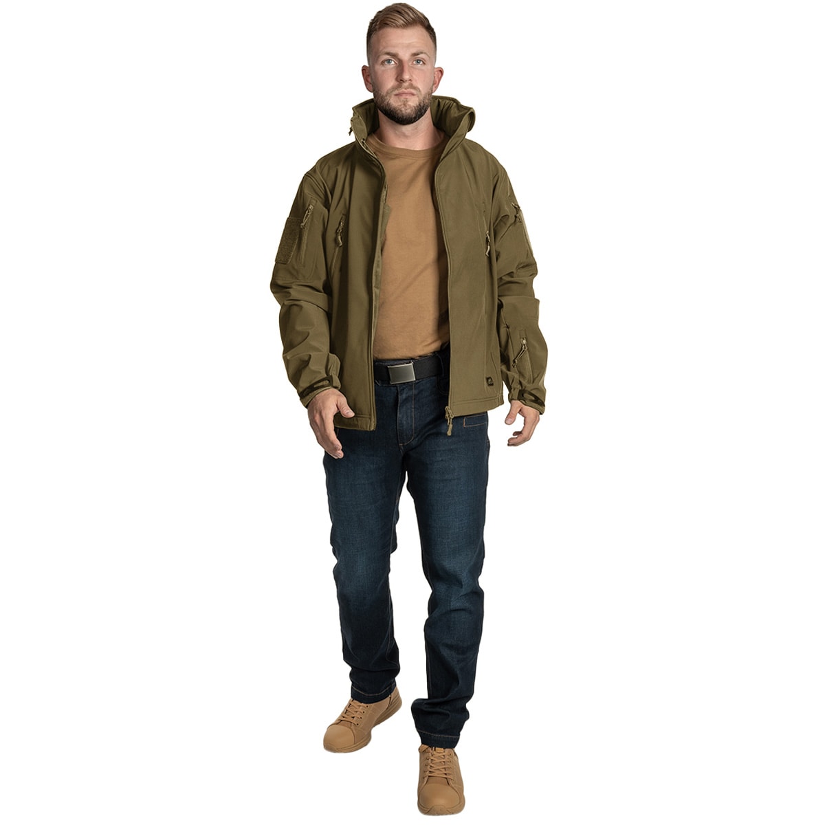 Kurtka Helikon Gunfighter Softshell Shark Skin Windblocker - Adaptive Green