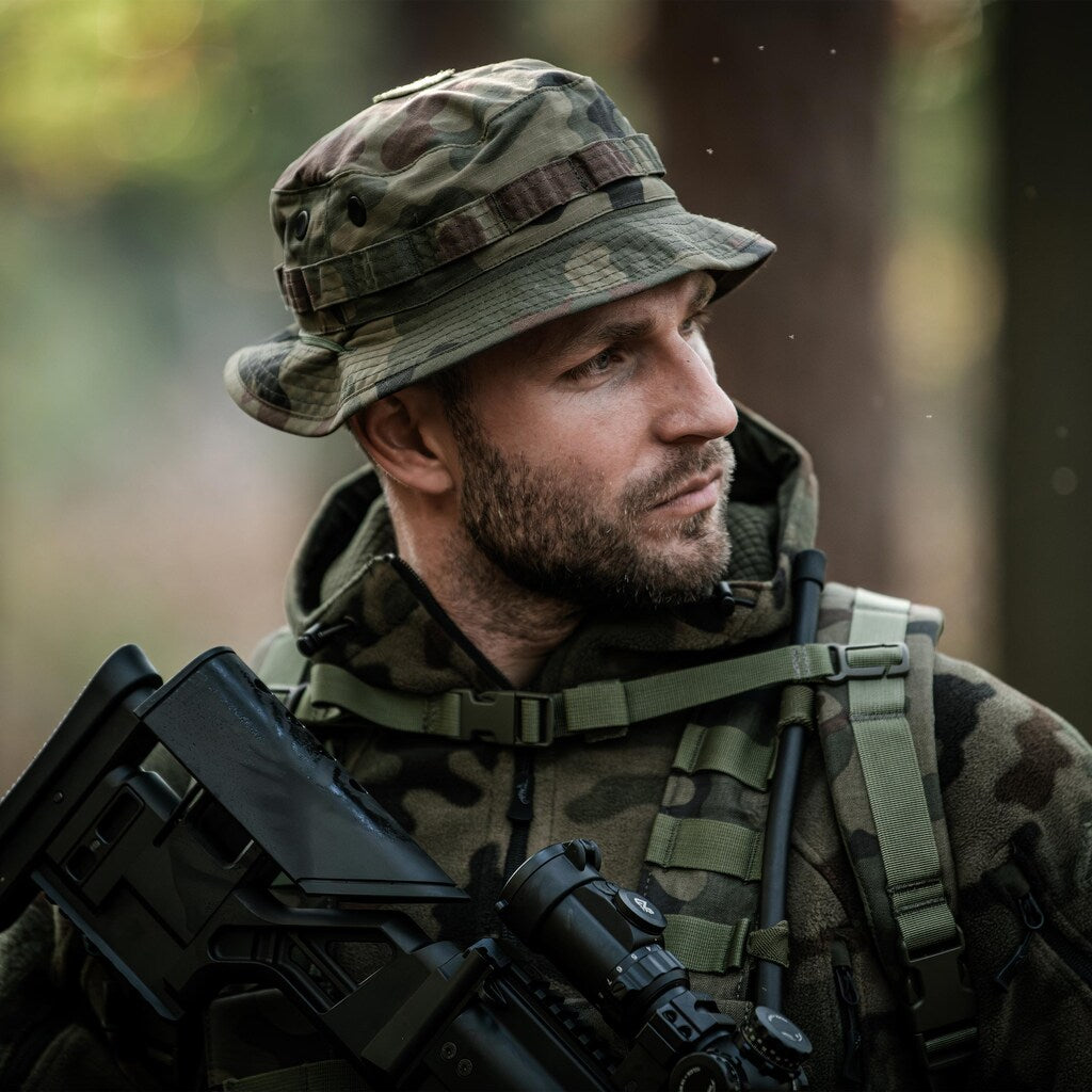 Kapelusz Helikon Boonie Mk2 PolyCotton Stretch Rip-Stop - wz.93 Pantera PL Woodland
