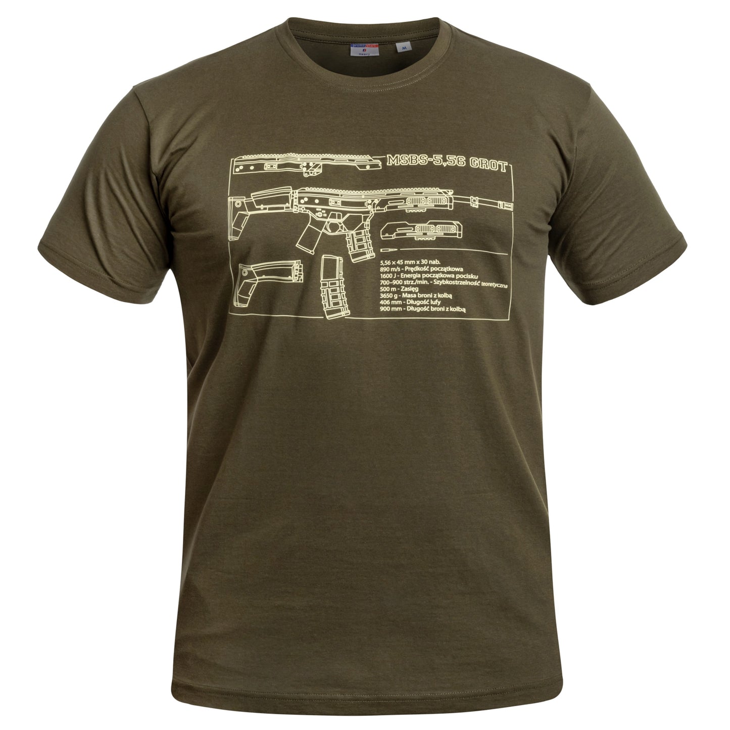 Koszulka T-shirt Grot - Olive