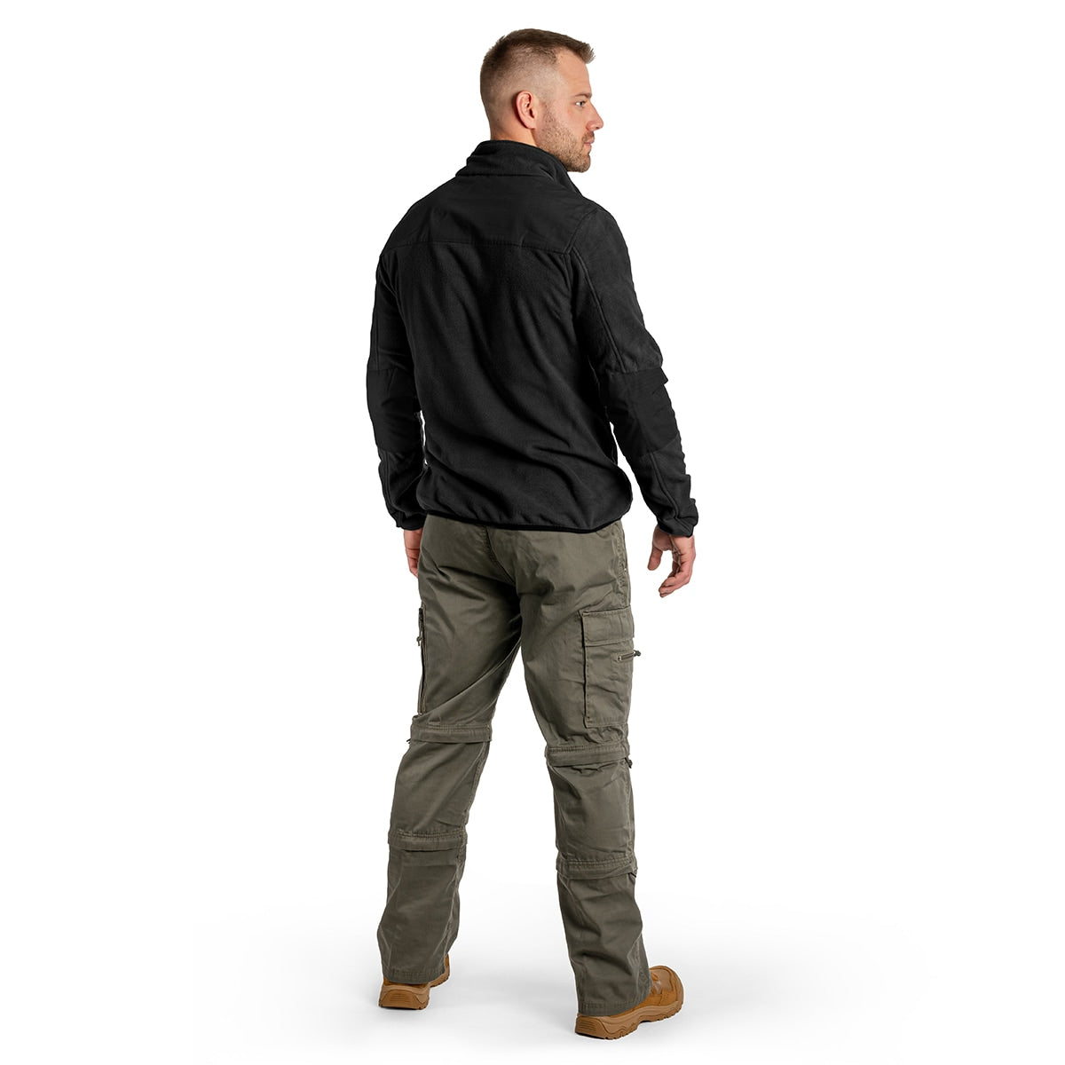 Polar Brandit Fleece Troyer Ripstop - Black
