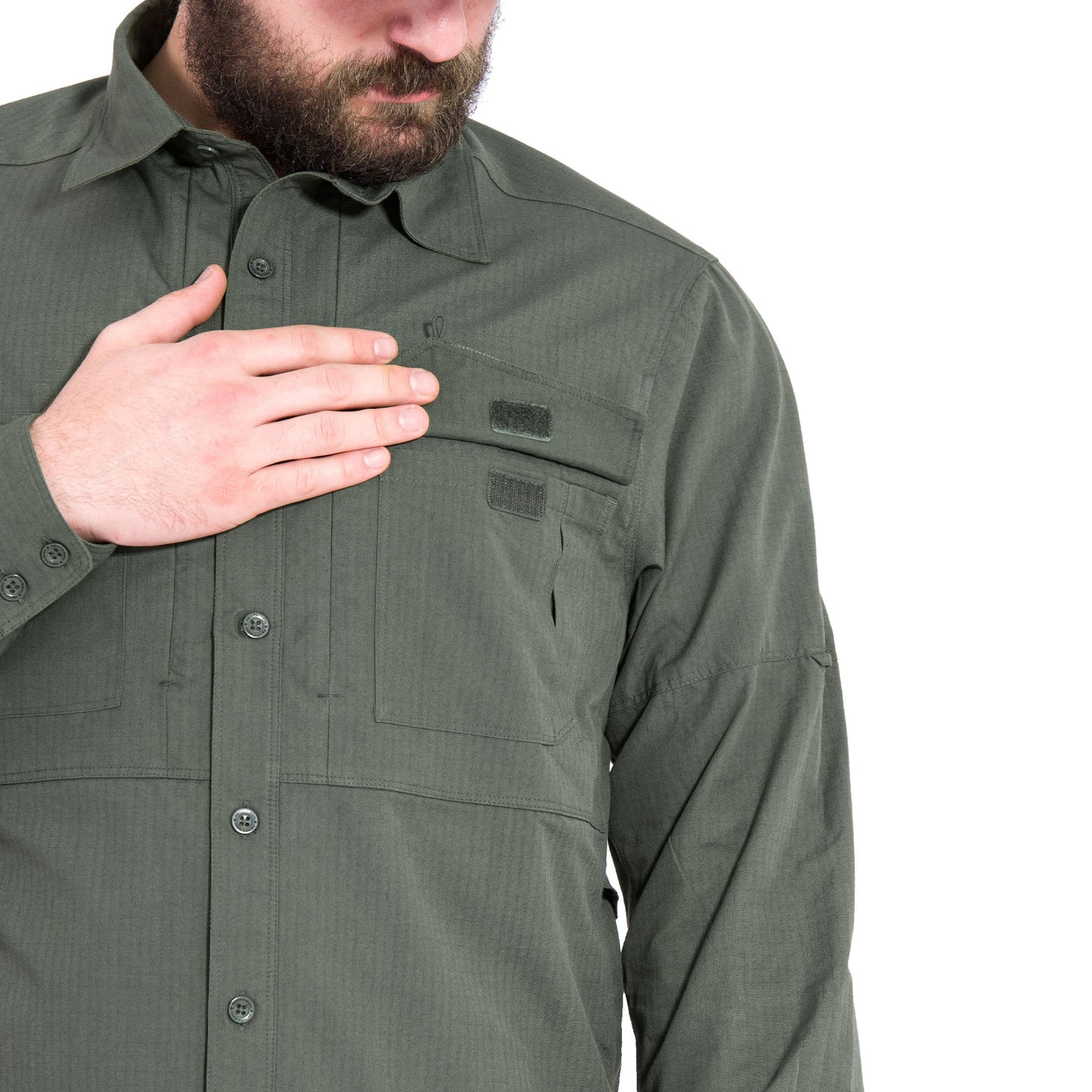 Koszula taktyczna Pentagon Plato Long Sleeve - Camo Green