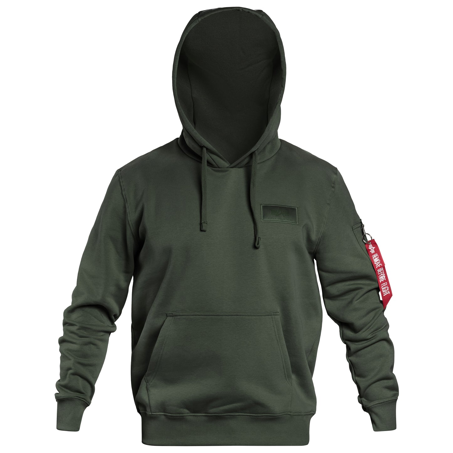 Bluza Alpha Industries Back Print Hoody - Dark Olive
