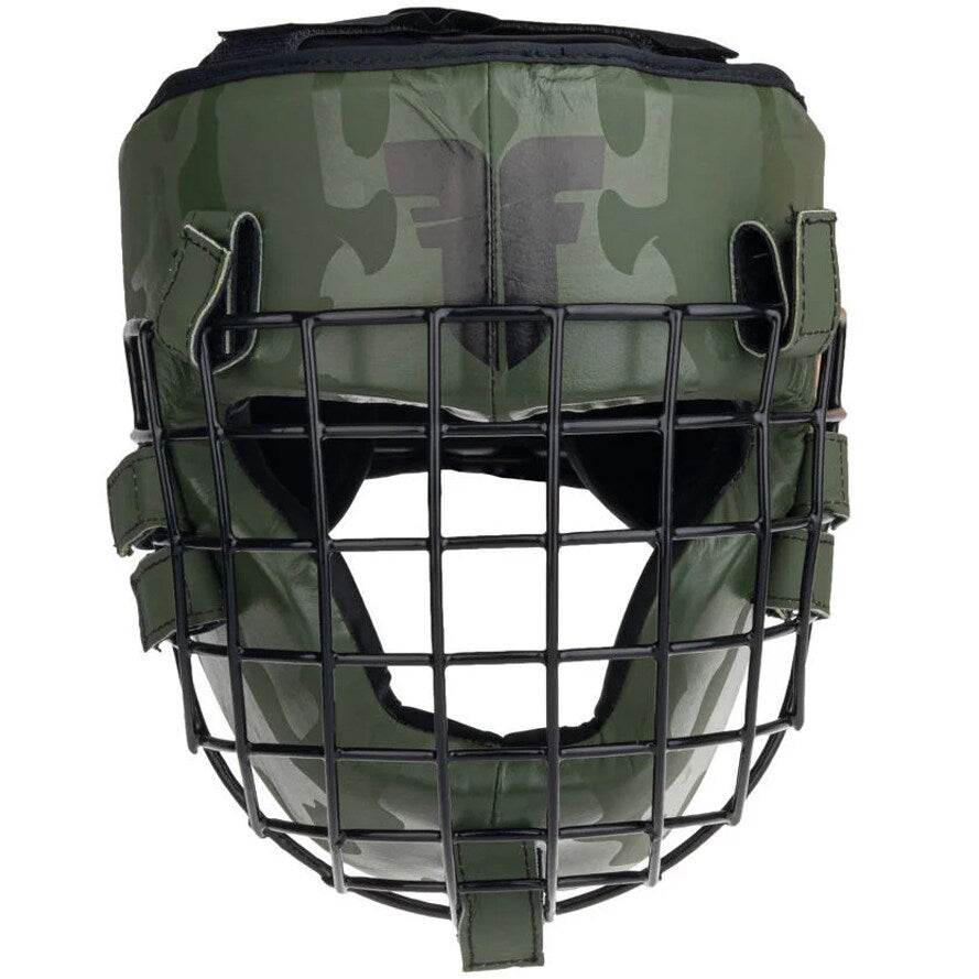Kask bokserski Fighter Shock Head Guard - Khaki/Camo