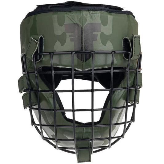 Kask bokserski Fighter Shock Head Guard - Khaki/Camo