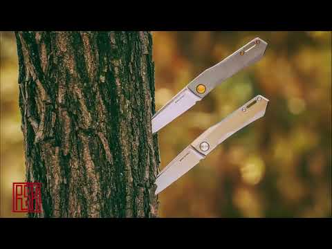 Nóż składany Real Steel Solis Denim Micarta EDC - Blue
