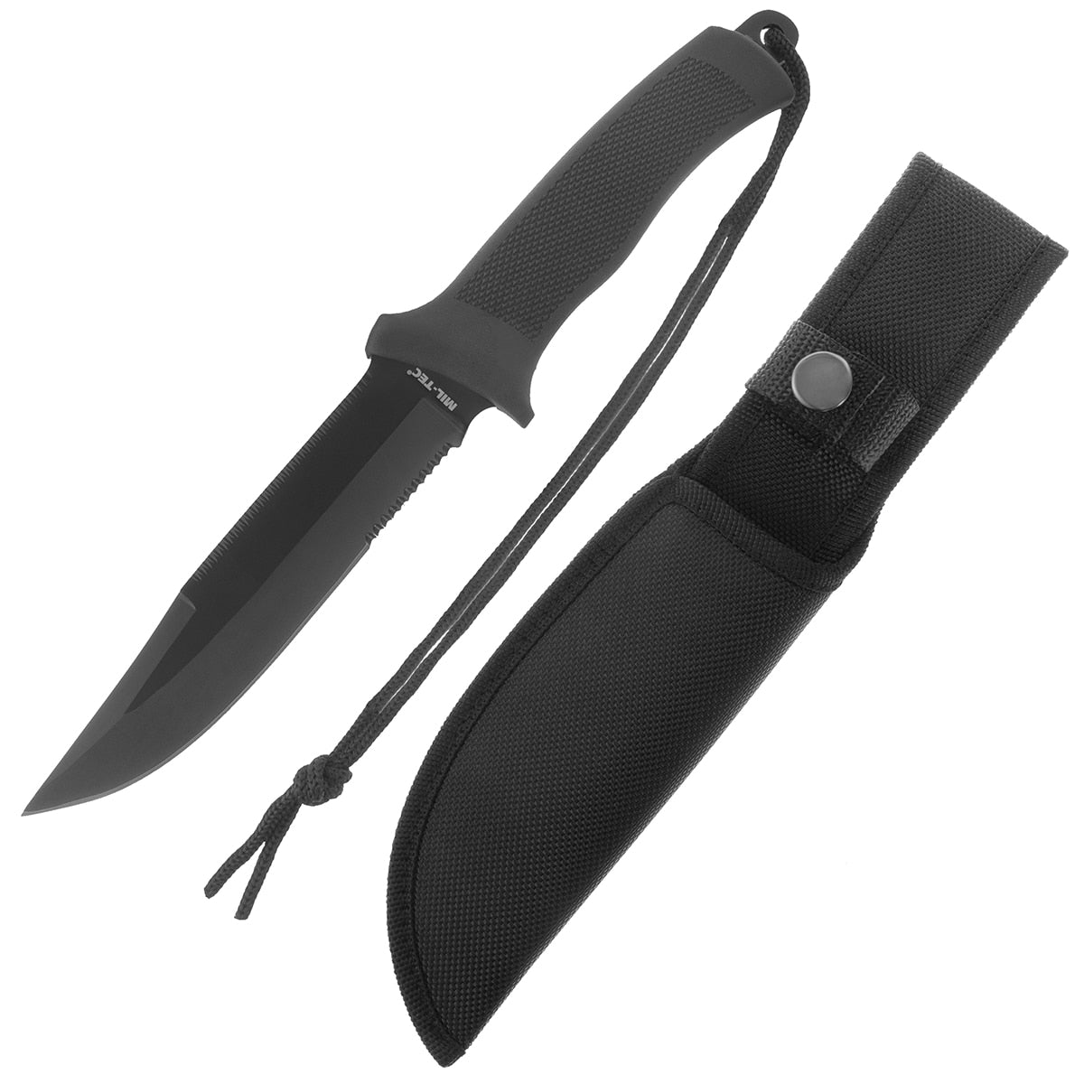 Nóż Mil-Tec Combat Knife Rubber Handle - Black