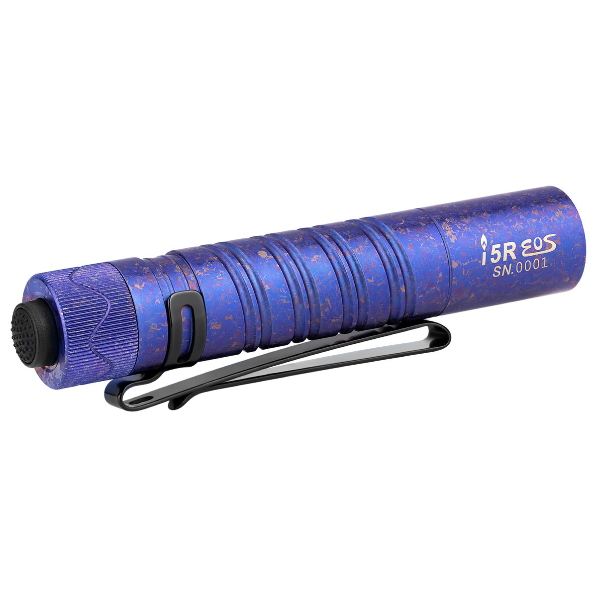 Latarka Olight I5R EOS Limited Edition Ice Flower Periwinkle Blue - 350 lumenów