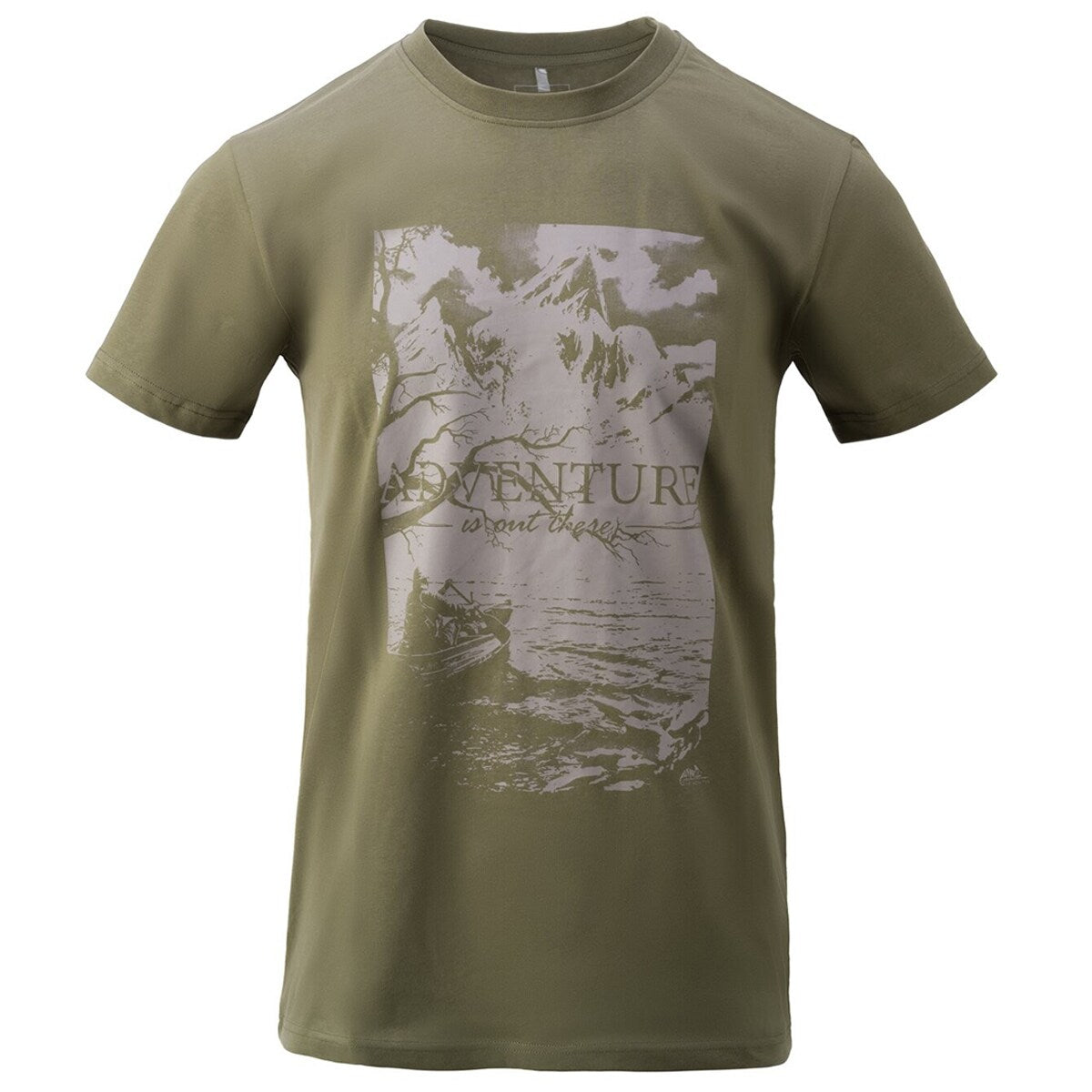 Koszulka T-shirt Helikon Adventure is out there - Olive