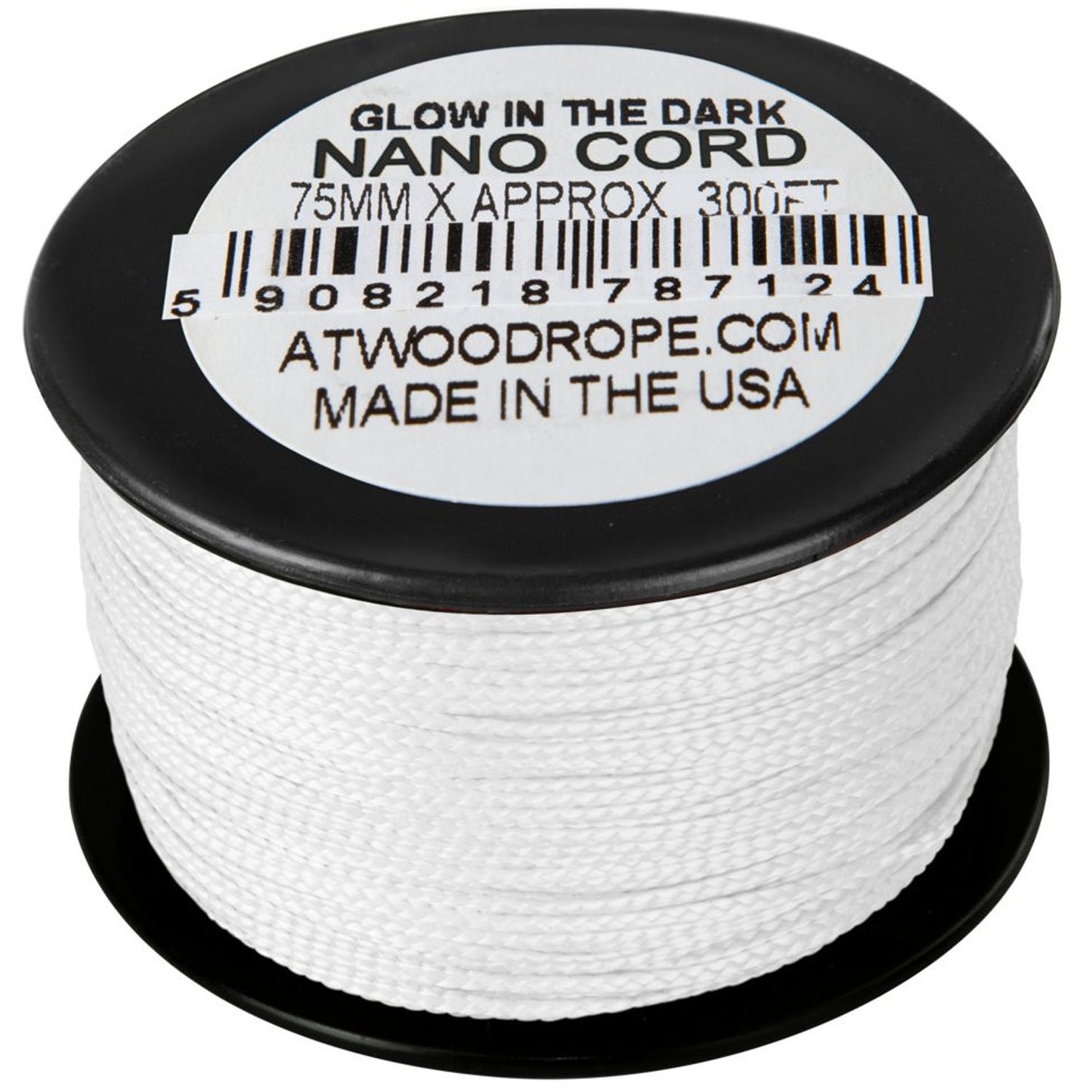 Linka Atwood Rope MFG Nano Uber Glow Cord 91 m - White