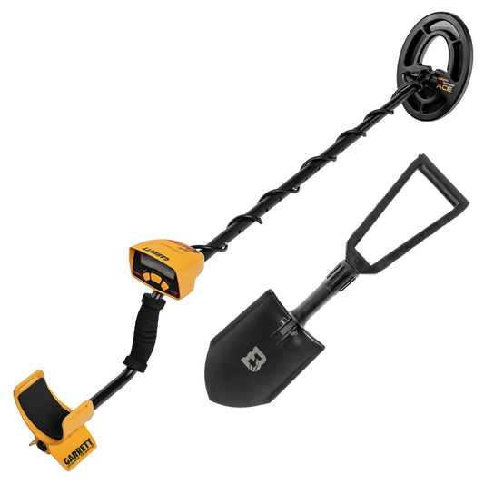 Wykrywacz metali Garrett ACE 150 + saperka składana Badger Outdoor US Army - zestaw