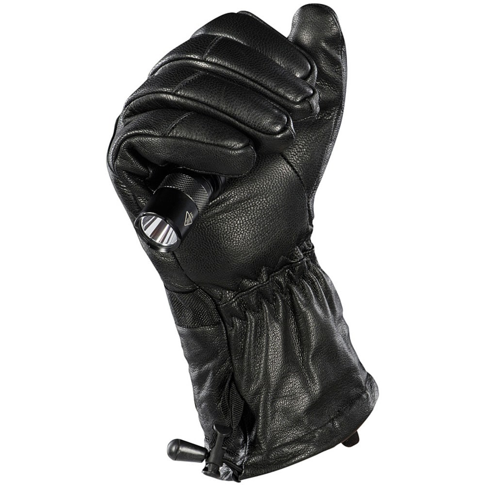 Rękawice zimowe skórzane M-Tac - Black