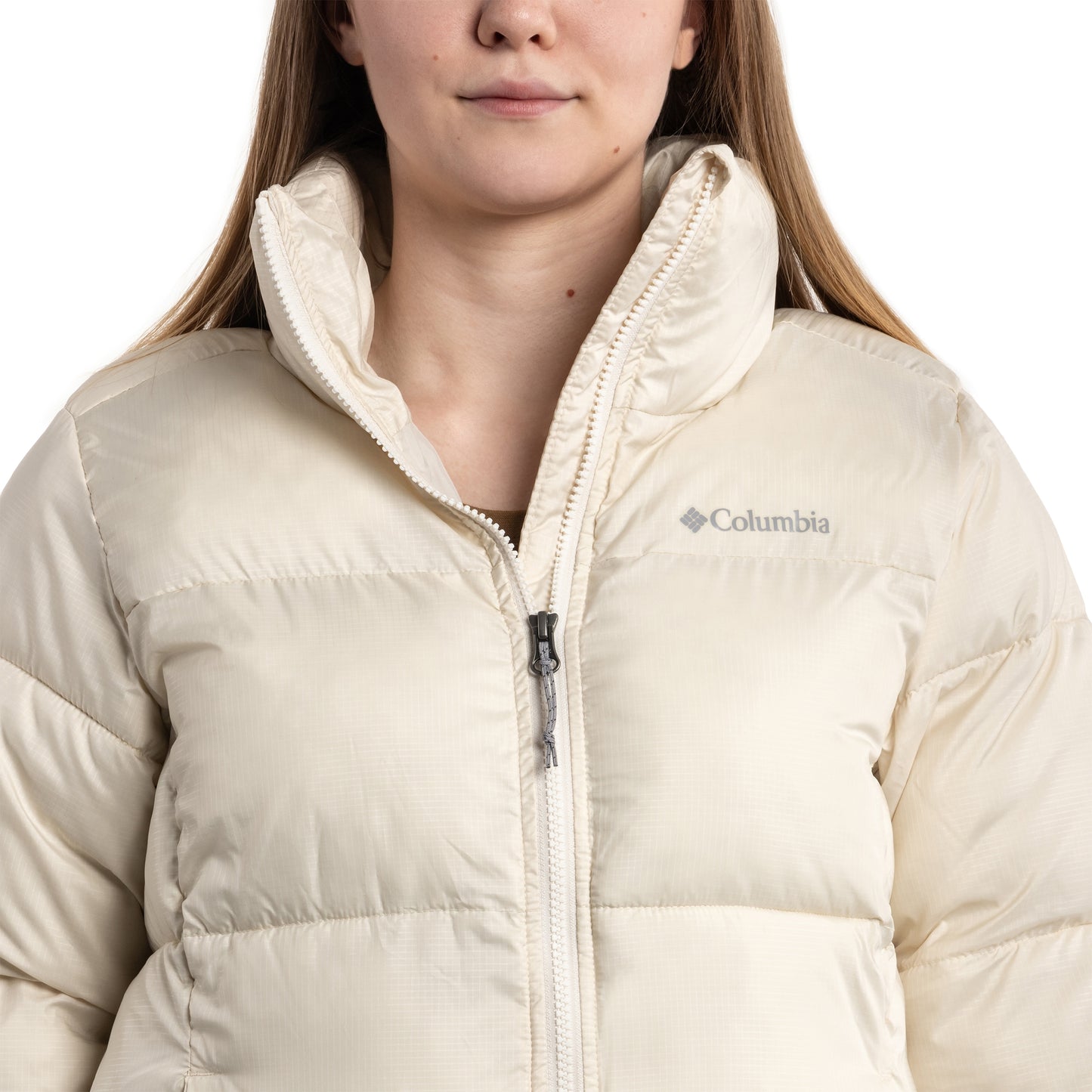 Kurtka damska Columbia Puffect Jacket - Chalk